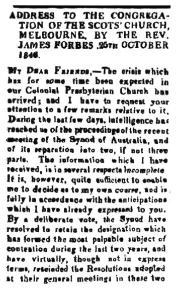 [Port Phillip Gazette and Settler's Journal]